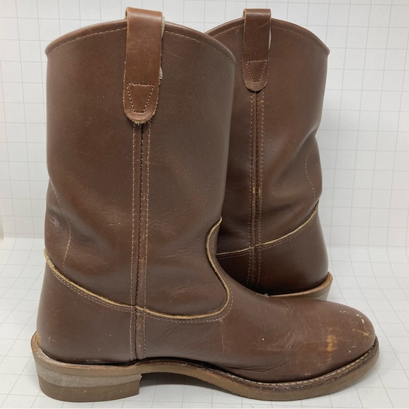 Double H Vintage pull on boots size 10 some scuffing on boots HH Boots - Picture 16 of 17